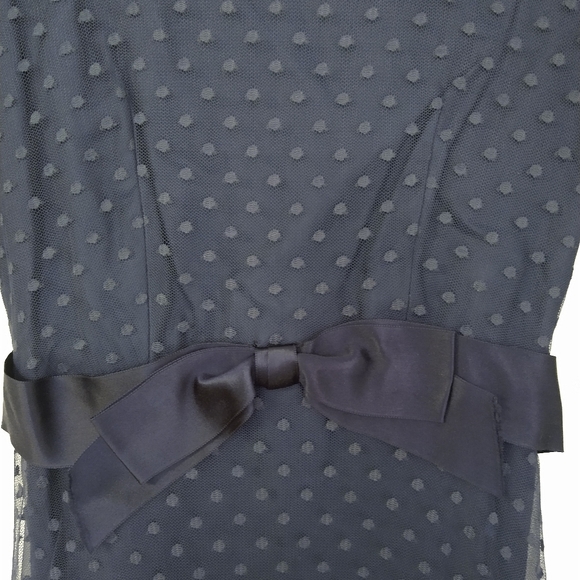 Vintage Neiman Marcus For Richilene Polka Dotted Maxi Dress - Picture 8 of 12